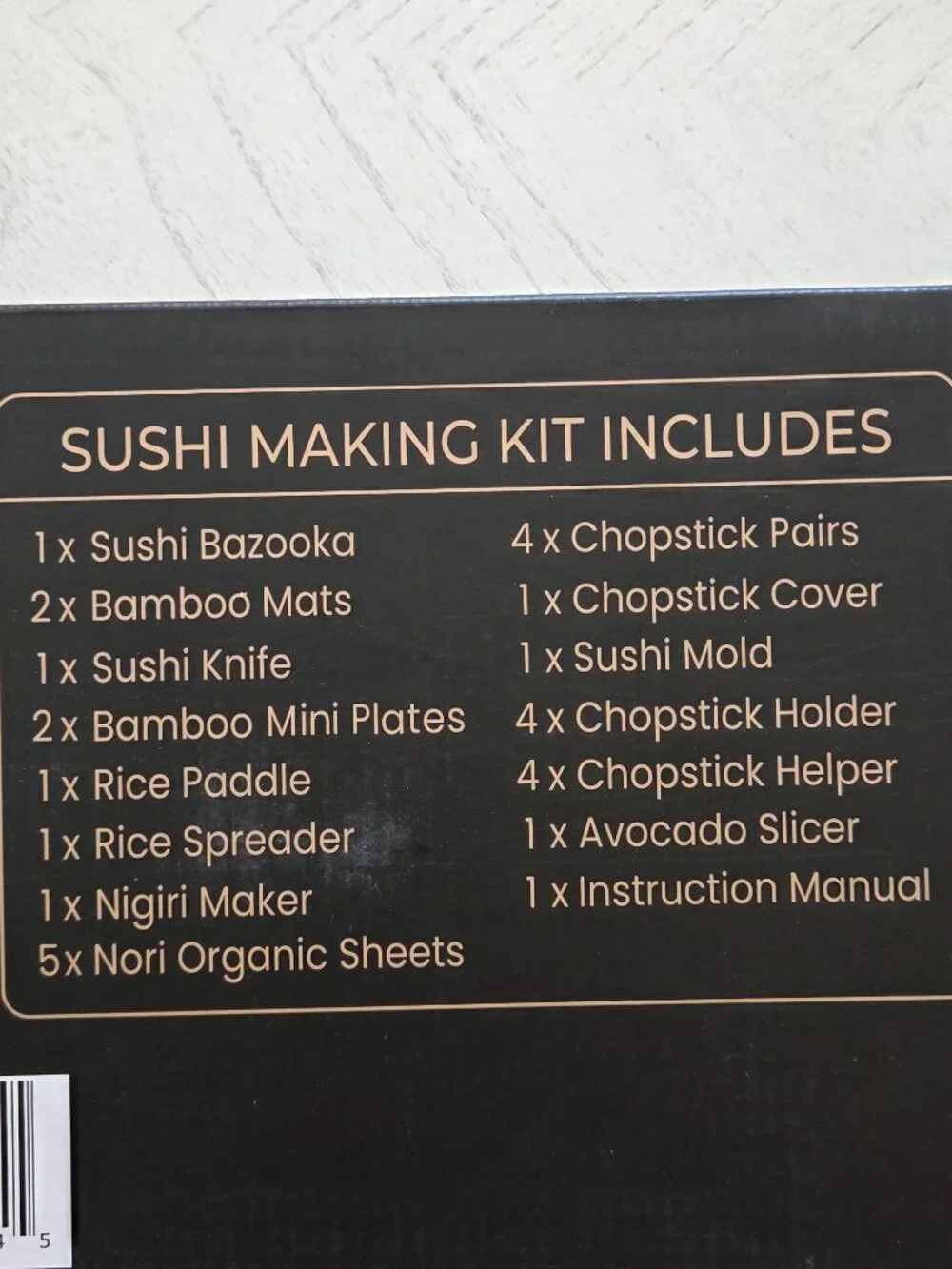 30 Pcs Sushi Making Kit – Sushi Bazooka Maker Kit with Nori Sheets for Sushi